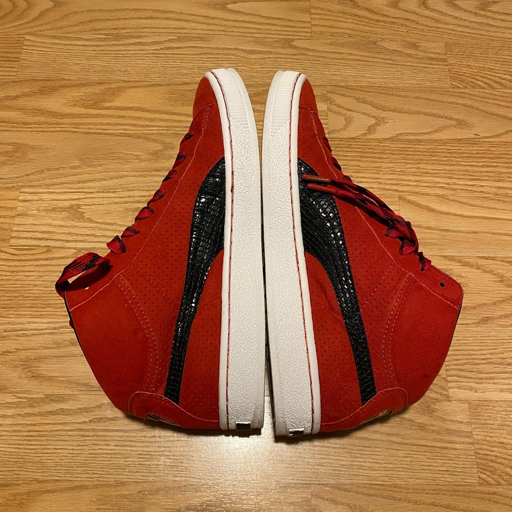 UNDFTD Puma Mid Ribbon Red shoes US 10